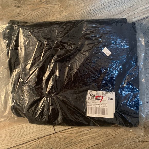 NWT LANDS' END MENS TRADITIONAL GARMENT DYE KNOCKABOUT PANTS RADIANT NAVY 42 - Picture 5 of 7